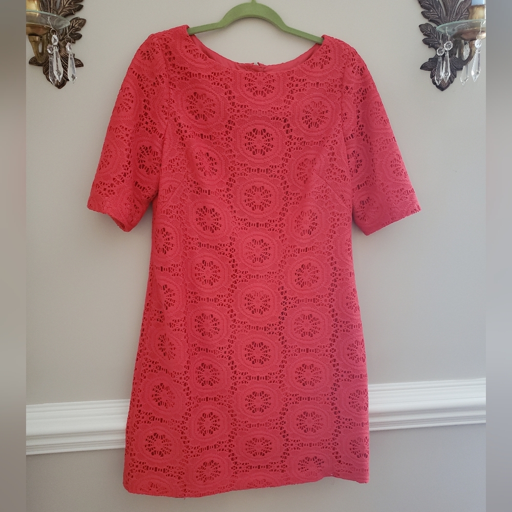 Adrianna Papell  Sheath Mini Dress with Bateau Neckline